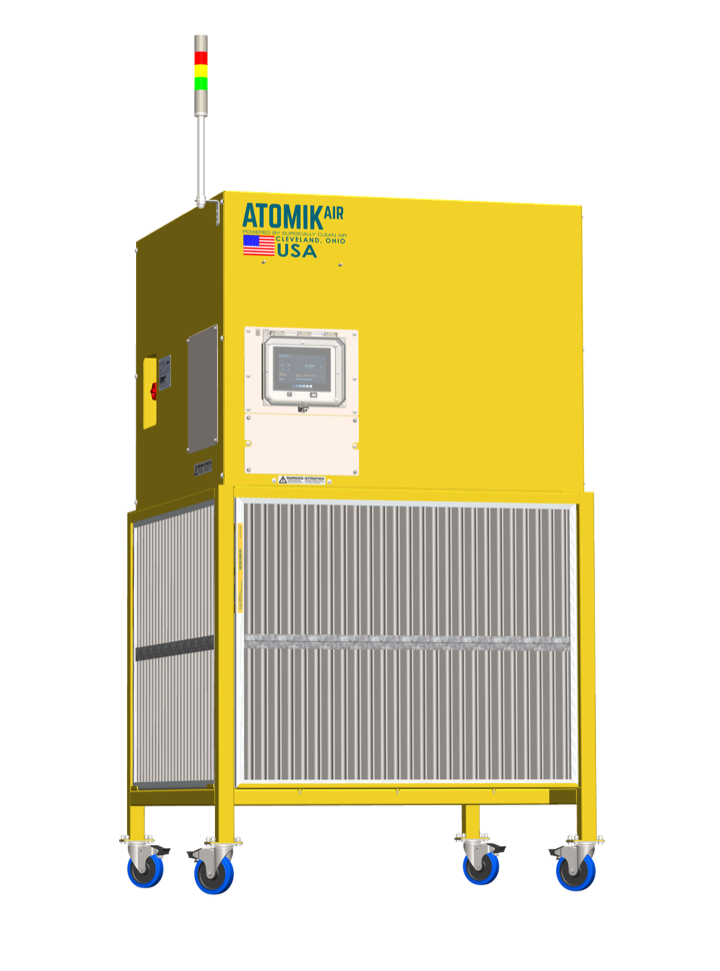 ATOMIKAIR 2.0 industrial air purification unit by Surgically Clean Air
