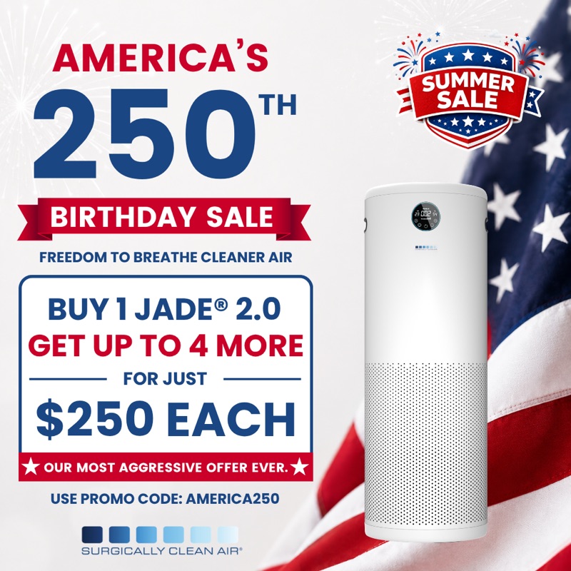 America’s 250th Birthday Sale — Buy 1 JADE 2.0, get up to 4 more at $250 each. Use promo code AMERICA250.